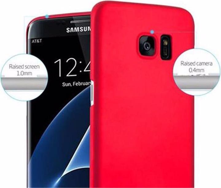 Actual product image Cadorabo Hard Cover Matt Metal Cover (Samsung Galaxy S7 Edge)