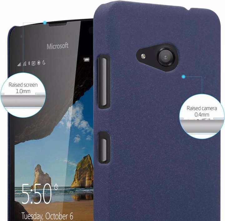 Actual product image Cadorabo Hard Cover Frosty Cover (Microsoft Lumia 550)