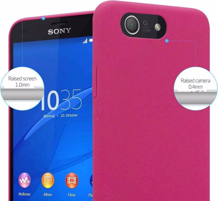 Image du produit Cadorabo Couverture rigide Frosty Cover (Sony Xperia Z3 Compact)