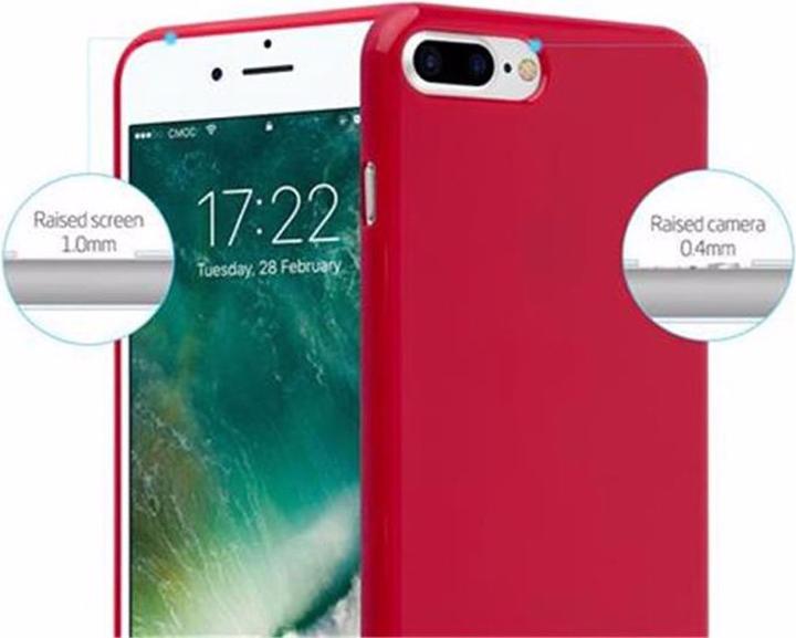Productafbeelding Cadorabo TPU Jelly Cover (Apple iPhone 7s Plus, Apple iPhone 7 Plus, Apple iPhone 8 Plus)