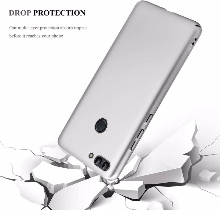 Produktbild Cadorabo Hard Cover Matt Metall Cover (Huawei Enjoy 7S, Huawei P Smart (2018))