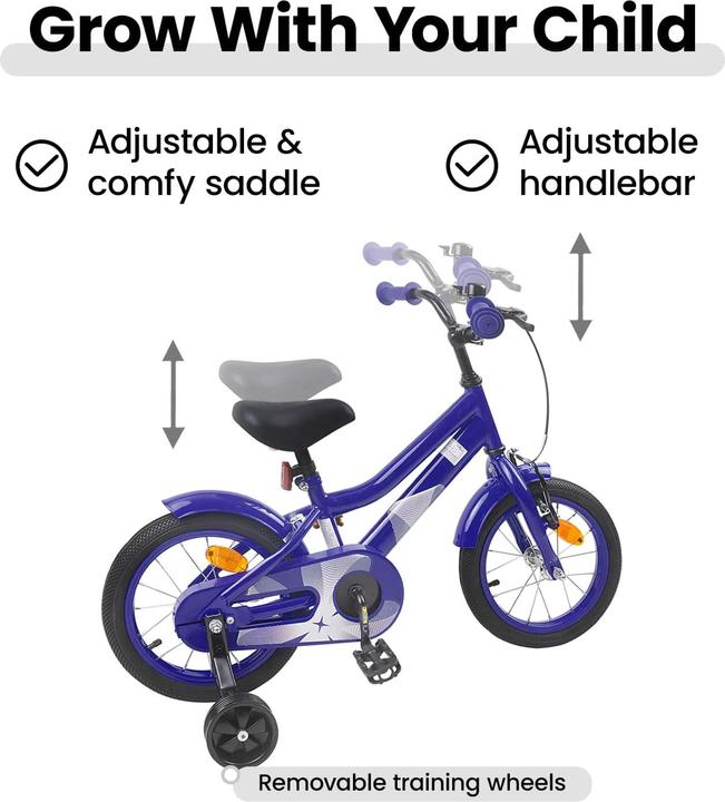 Actual product image vidaXL Kinderfahrrad (14")