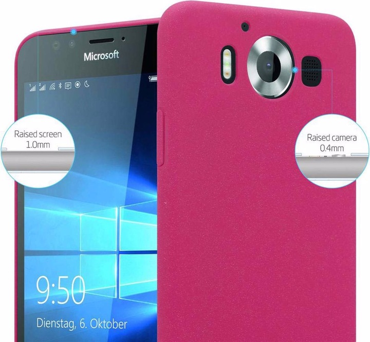 Actual product image Cadorabo Hard Cover Frosty Cover (Nokia Lumia 950 XL)