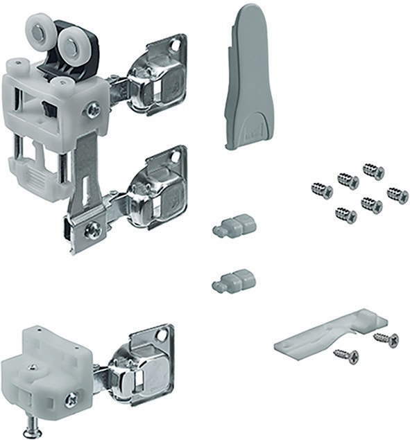 Actual product image Hettich Folding sliding door hardware WingLine L, Forslide