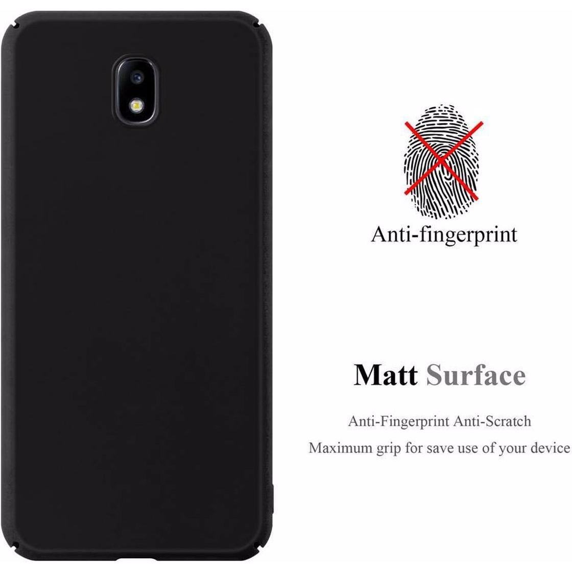 Thumbnail - Cadorabo Hard Cover Matt Metall Cover (Samsung Galaxy J7 2017), Smartphone Hülle, Schwarz