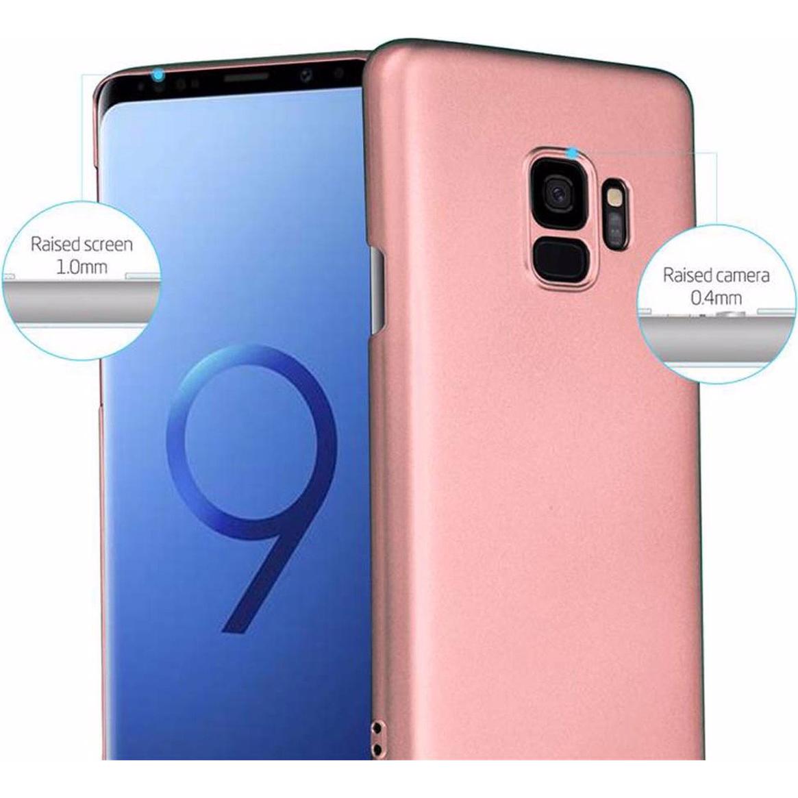 Thumbnail - Cadorabo Hard Cover Matt Metall Cover (Samsung Galaxy S9+), Smartphone Hülle, Rosa