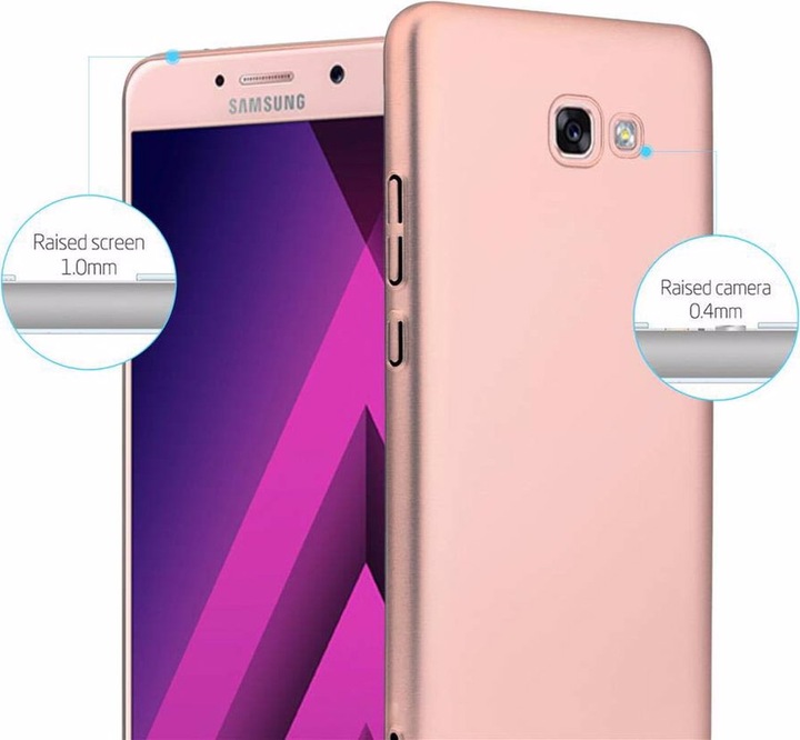 Actual product image Cadorabo Hard Cover Matt Metal Cover (Samsung Galaxy A7 (2017))