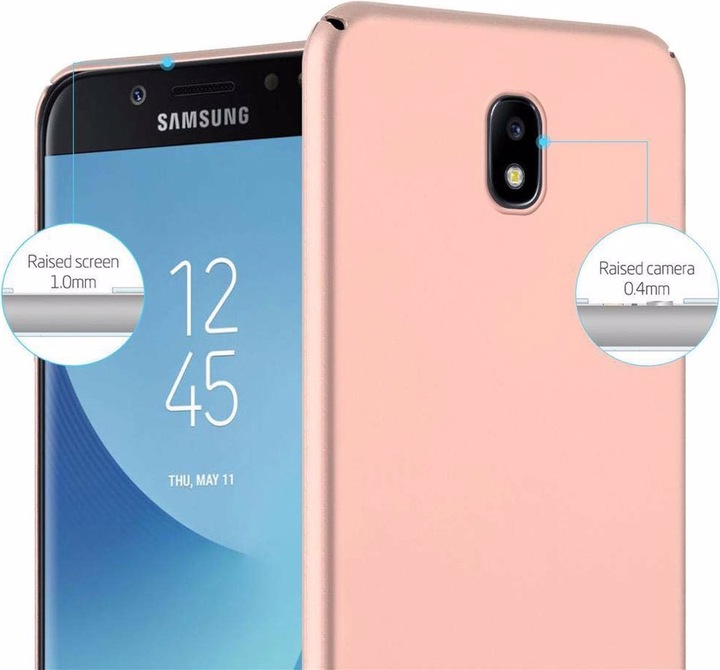 Produktbild Cadorabo Hard Cover Matt Metall Cover (Samsung Galaxy J7 2017)
