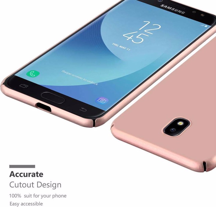 Produktbild Cadorabo Hard Cover Matt Metall Cover (Samsung Galaxy J7 2017)