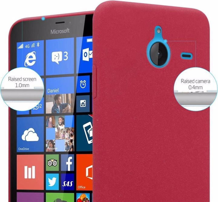 Image du produit Cadorabo Couverture rigide Frosty Cover (Microsoft Lumia 640 XL)
