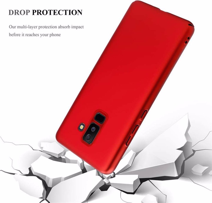 Produktbild Cadorabo Hard Cover Matt Metall Cover (Samsung Galaxy A6+)