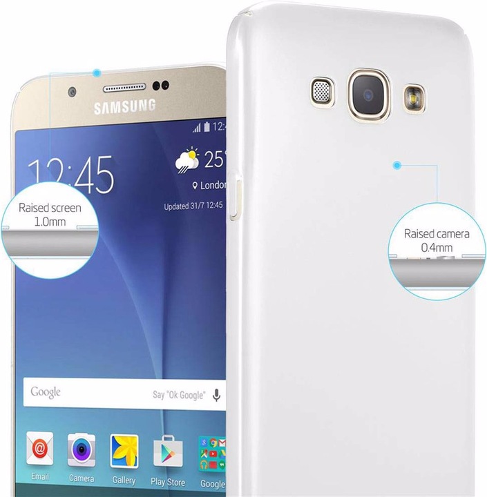 Actual product image Cadorabo Hard Cover Matt Metal Cover (Samsung Galaxy A8 (2018))