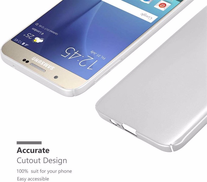Actual product image Cadorabo Hard Cover Matt Metal Cover (Samsung Galaxy A8 (2018))