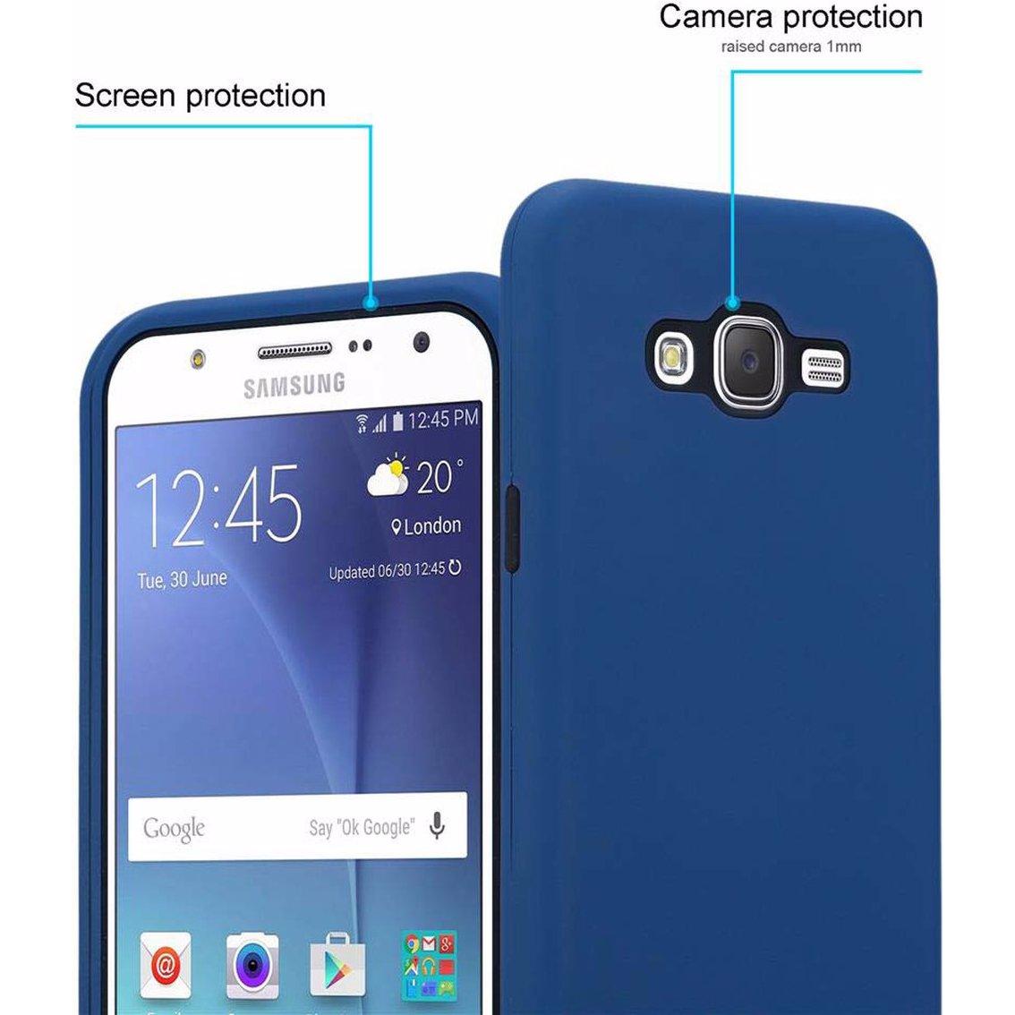 Thumbnail - Cadorabo Hybrid 3-in-1 (3teilig) Cover (Samsung Galaxy J7), Smartphone Hülle, Blau