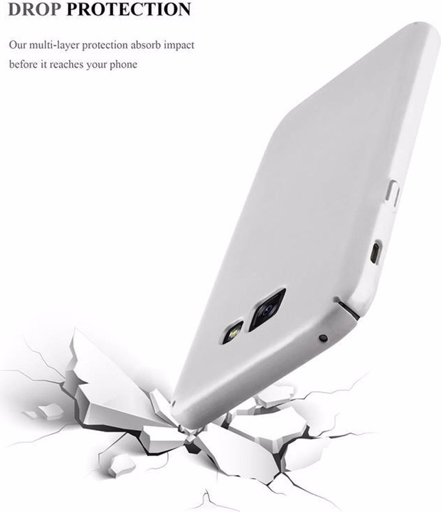 Actual product image Cadorabo Hard Cover Matt Metal Cover (Samsung Galaxy A3 (2017))