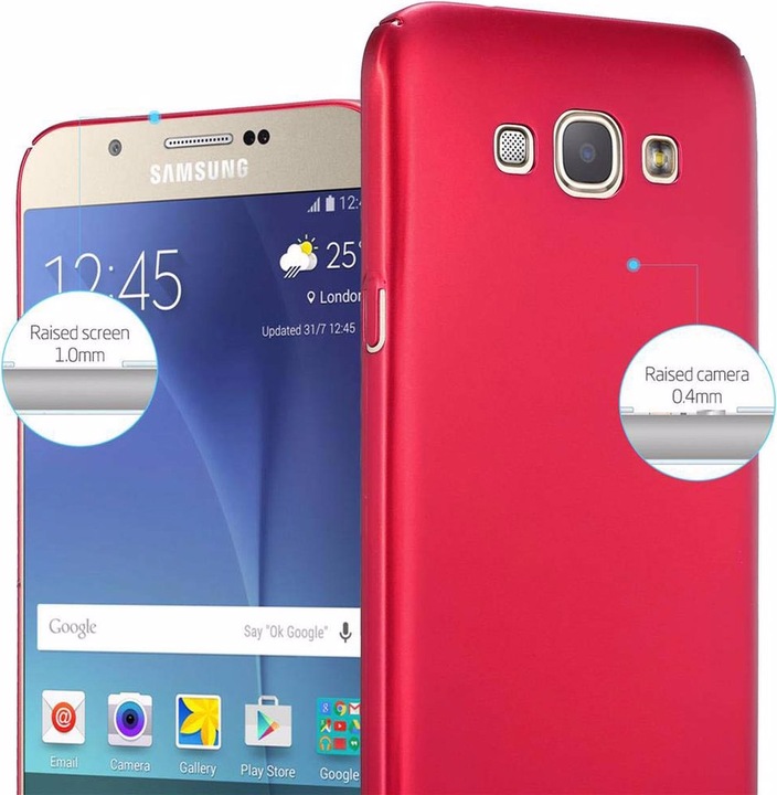 Produktbild Cadorabo Hard Cover Matt Metall Cover (Samsung Galaxy A8 (2018))