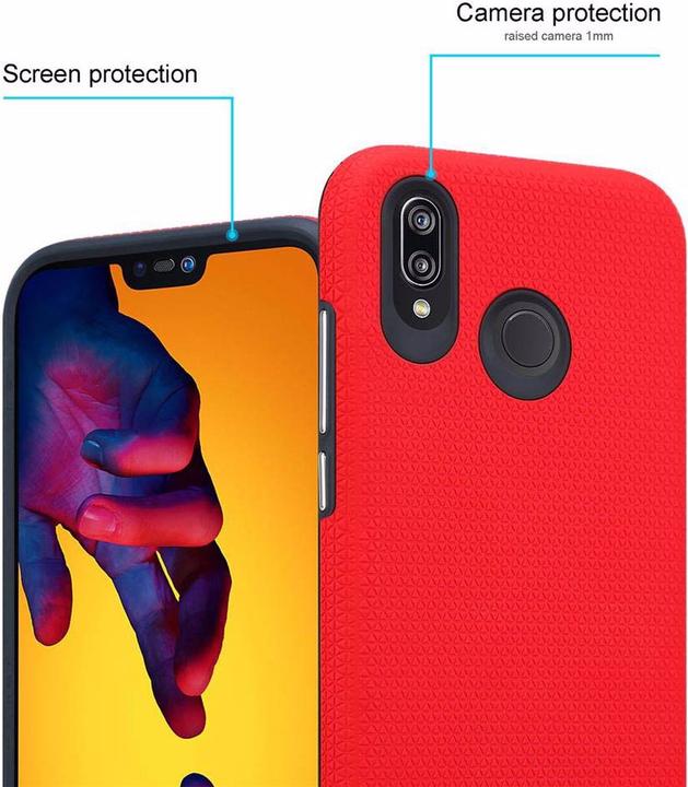 Image du produit Cadorabo Couverture triangulaire hybride (Huawei Nova 3E)