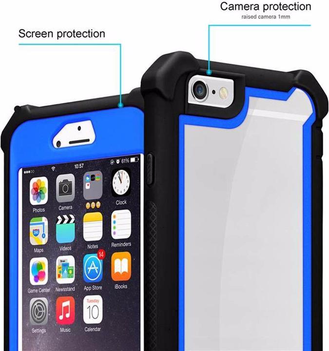 Image du produit Cadorabo Couverture acrylique hybride 2 en 1 (Apple iPhone 6 Plus)