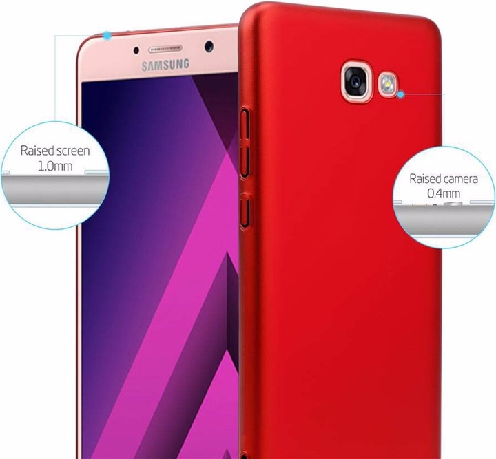 Produktbild Cadorabo Hard Cover Matt Metall Cover (Samsung Galaxy A7 (2017))