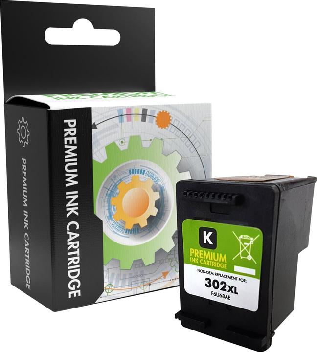 Produktbild STATIC Ink cartridge compatible with F6U68AE 302XL remanufactured (BK)