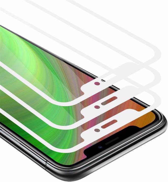 Cadorabo Vollbild Displayschutzglas (3 Stk., Apple iPhone XS Max)