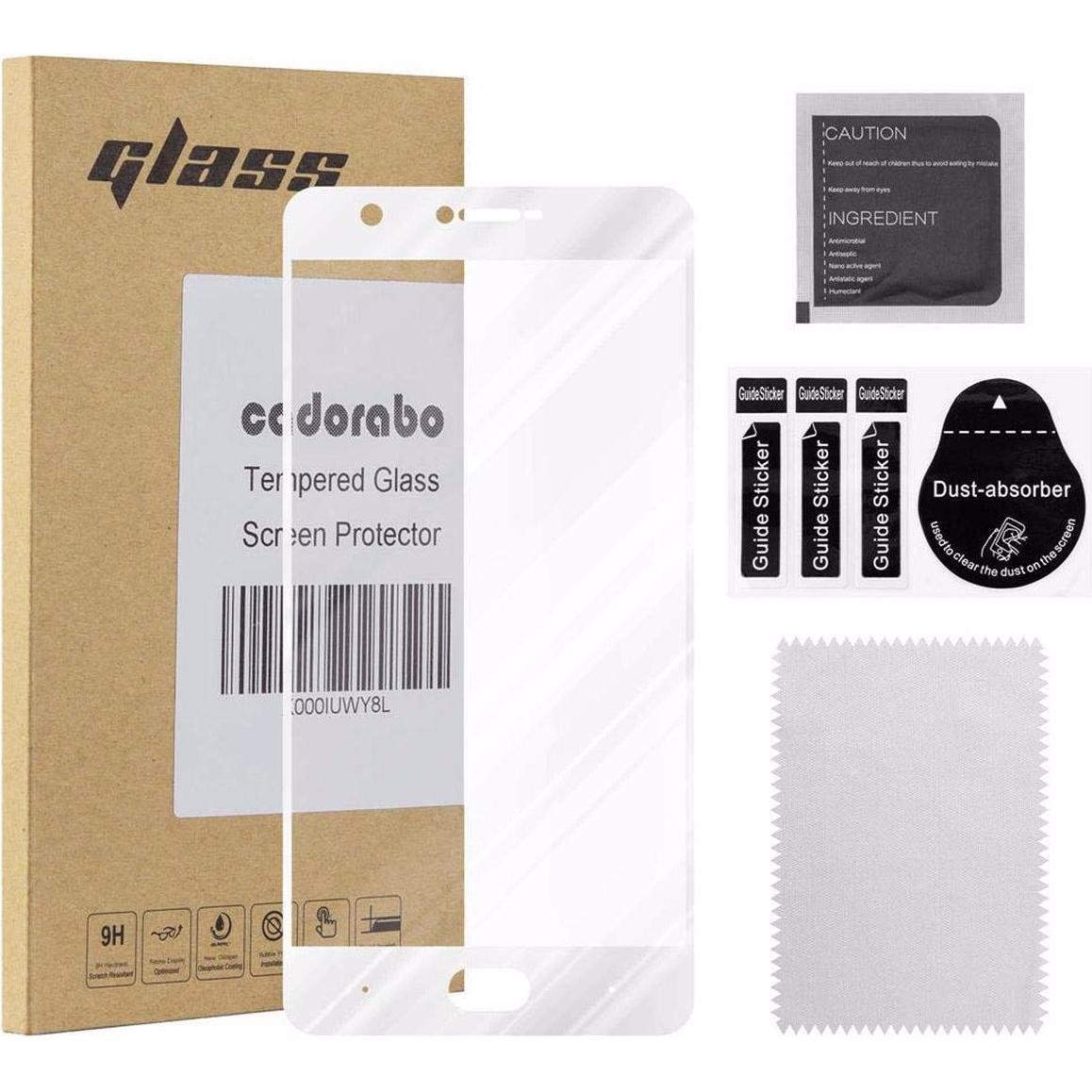 Thumbnail - Cadorabo Vollbild Displayschutzglas (1 Stück, ZTE S30), Smartphone Schutzfolie, Weiss
