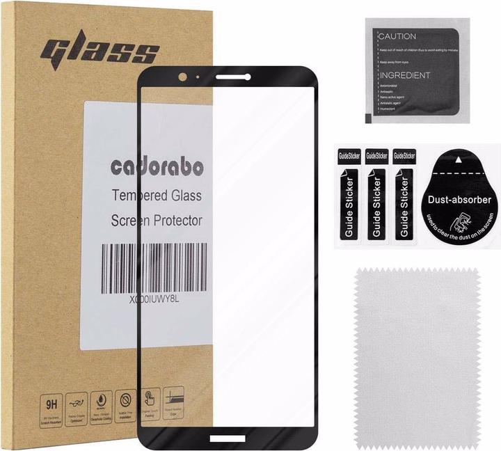 Immagine prodotto Cadorabo Vetro di protezione del display a schermo intero (1 Pezzo/i, Huawei P Smart (2018), Huawei Enjoy 7S)