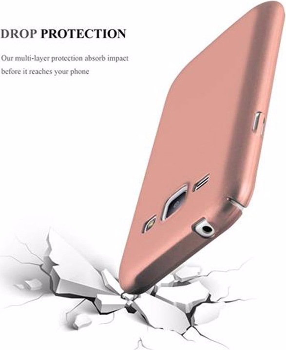 Produktbild Cadorabo Hard Cover Matt Metall Cover (Samsung Galaxy J1)