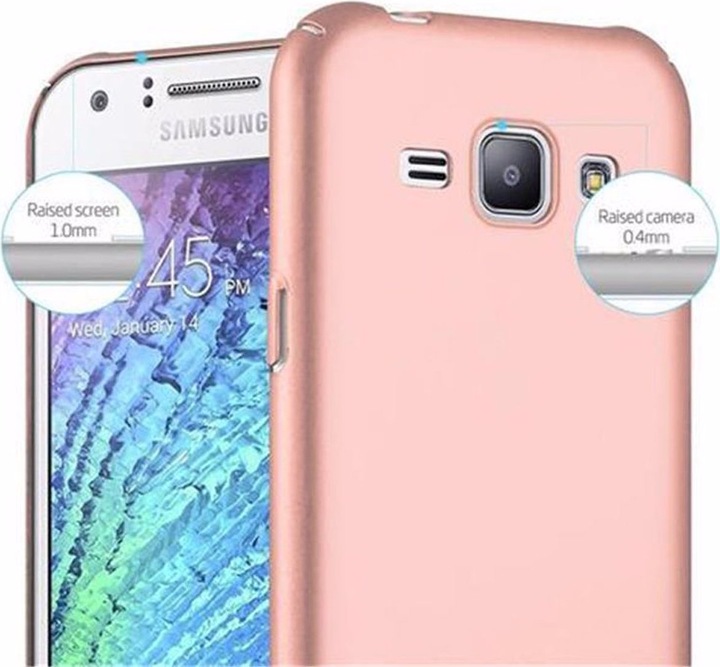 Produktbild Cadorabo Hard Cover Matt Metall Cover (Samsung Galaxy J1)