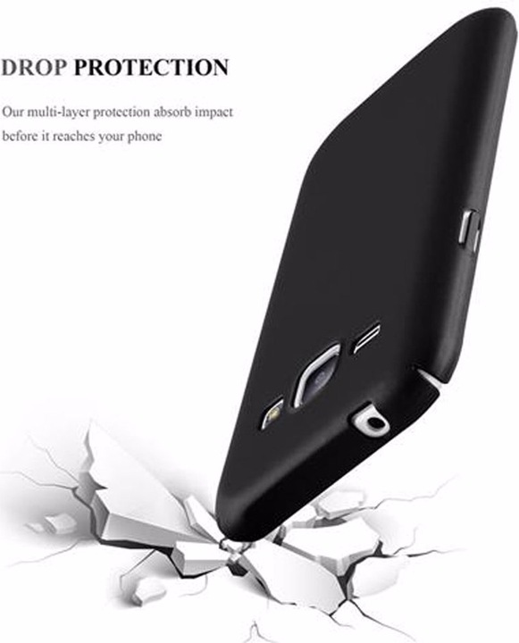 Produktbild Cadorabo Hard Cover Matt Metall Cover (Samsung Galaxy J1)