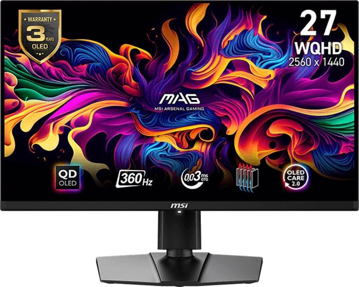 Image du produit ACADIA MSI MAG 271QPX QD-OLED E2 (2560 x 1440 pixels, 26.50")