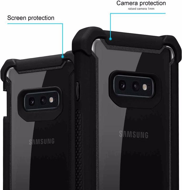 Actual product image Cadorabo Hybrid 2-in-1 Acrylic Cover (Samsung Galaxy S10e)
