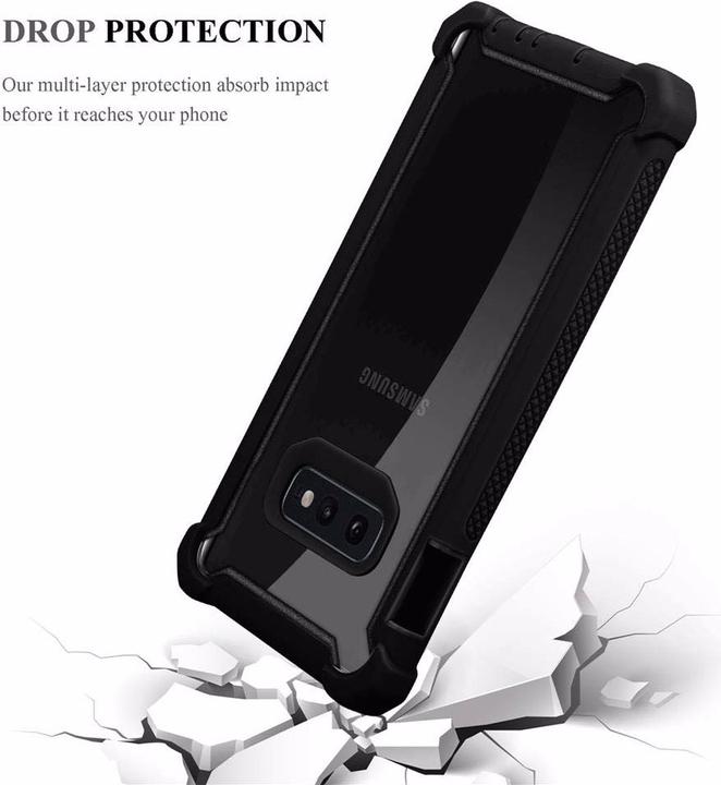 Actual product image Cadorabo Hybrid 2-in-1 Acrylic Cover (Samsung Galaxy S10e)