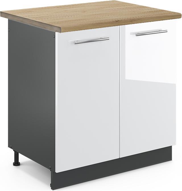 Anthrazit, Goldkraft Eiche, Weiss, Weiss Hochglanz