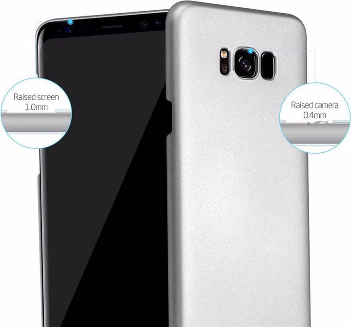 Actual product image Cadorabo Hard Cover Matt Metal Cover (Samsung Galaxy S8+)