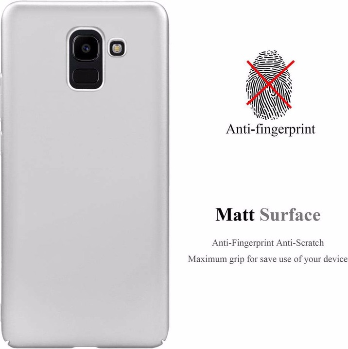 Actual product image Cadorabo Hard Cover Matt Metal Cover (Samsung Galaxy J6 (2018))