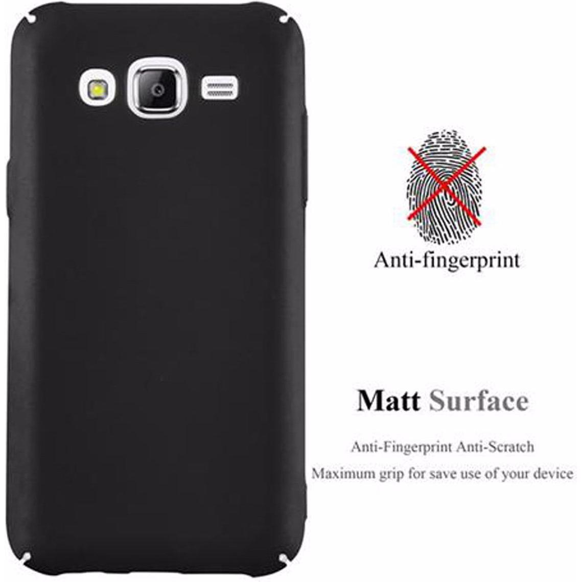 Thumbnail - Cadorabo Hard Cover Matt Metall Cover (Samsung Galaxy J5 (2015)), Smartphone Hülle, Schwarz