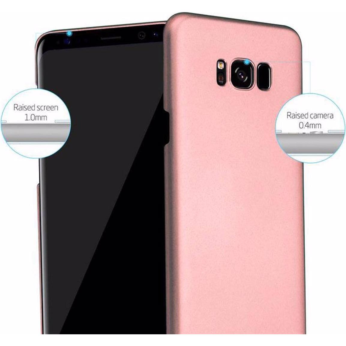 Thumbnail - Cadorabo Hard Cover Matt Metall Cover (Samsung Galaxy S8+), Smartphone Hülle, Rosa