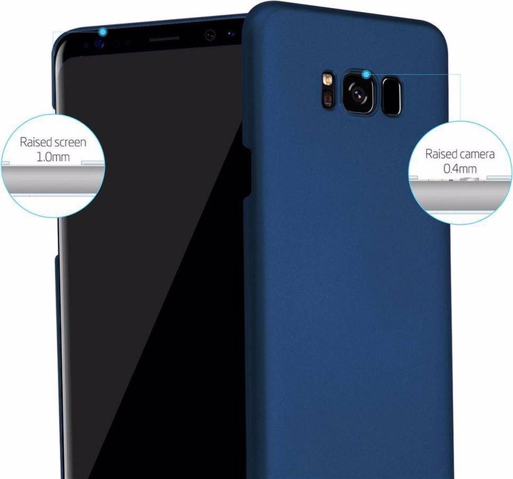 Produktbild Cadorabo Hard Cover Matt Metall Cover (Samsung Galaxy S8+)