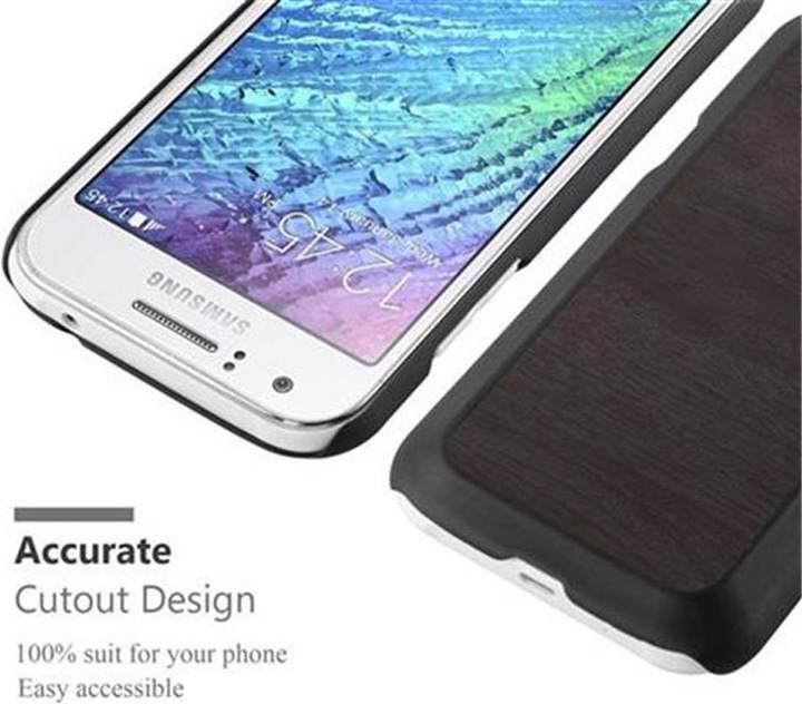 Immagine prodotto Cadorabo Copertina rigida Copertina di legno (Samsung Galaxy J1)