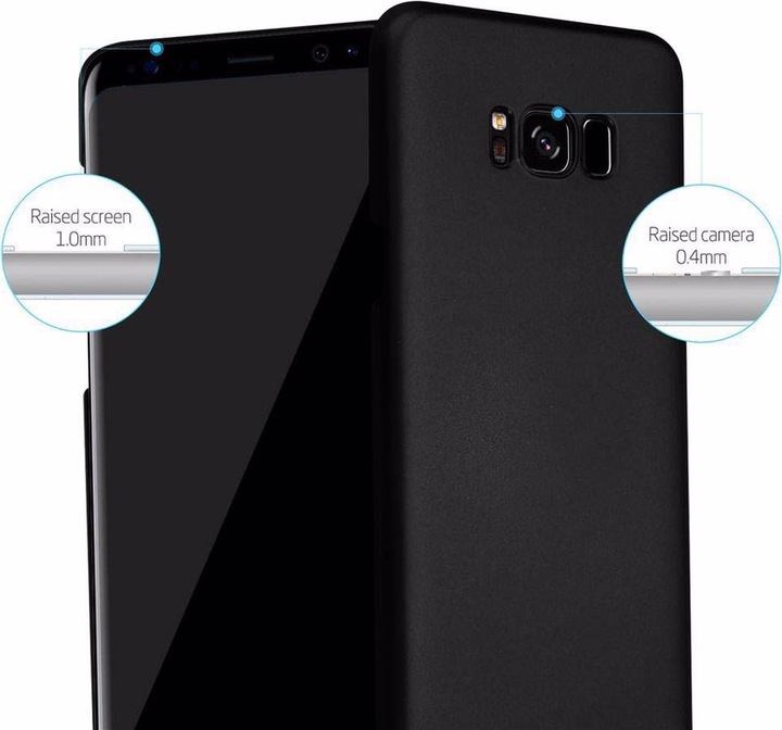 Produktbild Cadorabo Hard Cover Matt Metall Cover (Samsung Galaxy S8+)