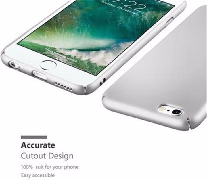 Produktbild Cadorabo Hard Cover Matt Metall Cover (Apple iPhone 6 Plus)