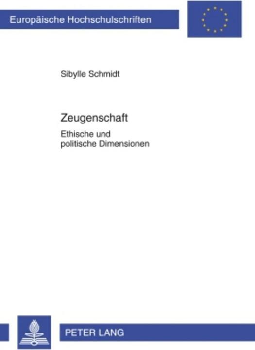 Energie-Label Zeugenschaft (Deutsch, Sibylle Schmidt, 2009)