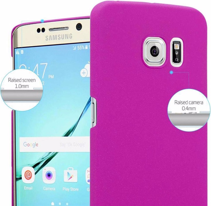 Actual product image Cadorabo Hard Cover Frosty Cover (Samsung Galaxy S6 Edge)