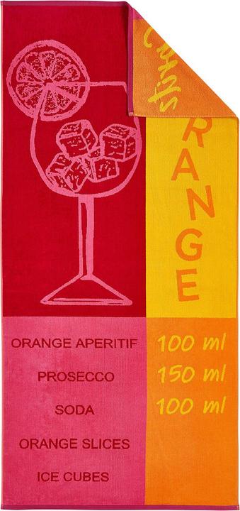 Dyckhoff Asciugamano da spiaggia Aperitivo granadine (80 x 180 cm)