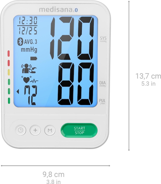 Actual product image Medisana BU 584 connect Upper arm blood pressure monitor large cuff 23-43 cm (Blood pressure monitor upper arm)