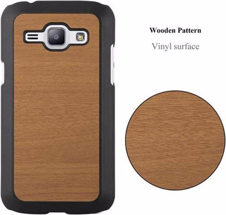 Productafbeelding Cadorabo Harde kaft Woody Cover (Samsung Galaxy J1)