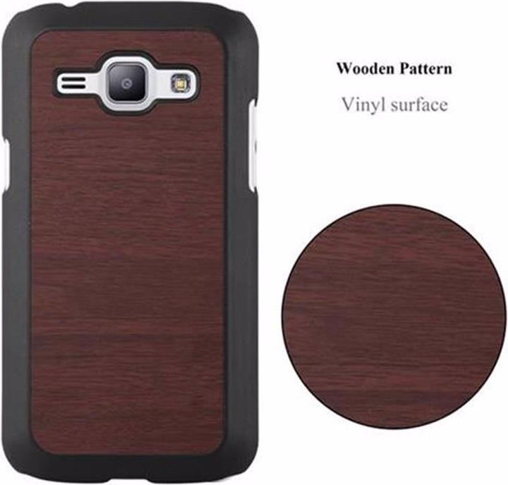 Productafbeelding Cadorabo Harde kaft Woody Cover (Samsung Galaxy J1)