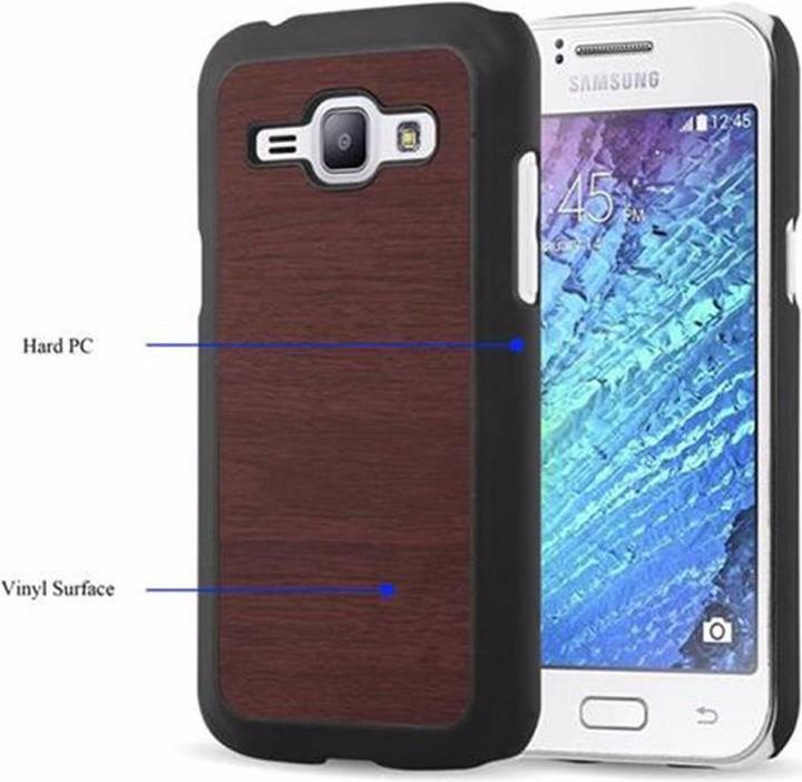 Productafbeelding Cadorabo Harde kaft Woody Cover (Samsung Galaxy J1)