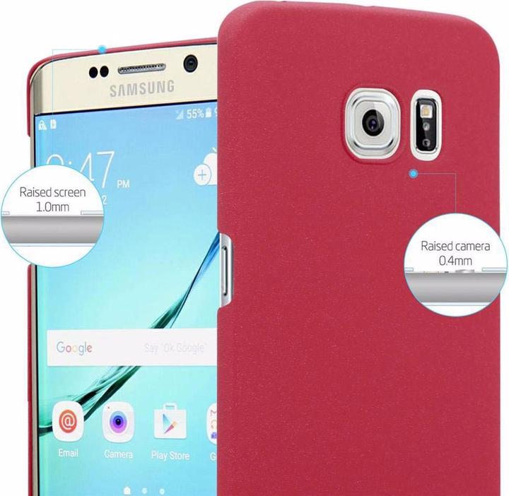 Image du produit Cadorabo Couverture rigide Frosty Cover (Samsung Galaxy S6 Edge)